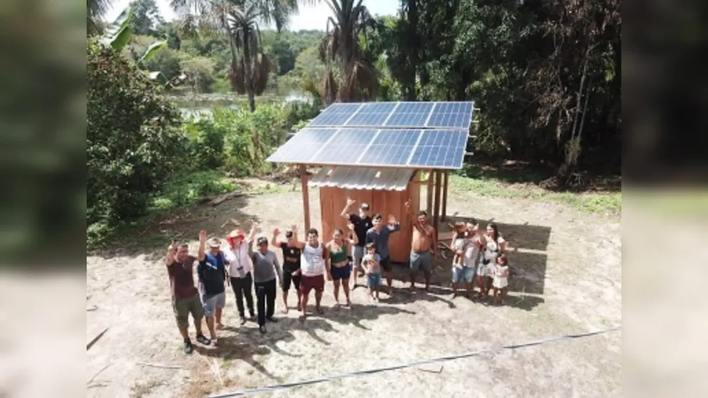 Comunidade na Resex Tapajós Arapiuns é beneficiada com sistema de energia solar implantado pelo IEG